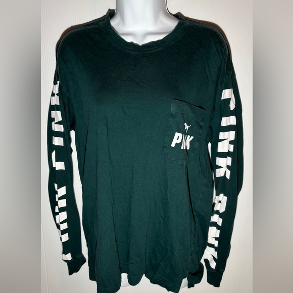 PINK Victoria's Secret Tops - Women’s green long sleeve, Victoria, secrets size medium